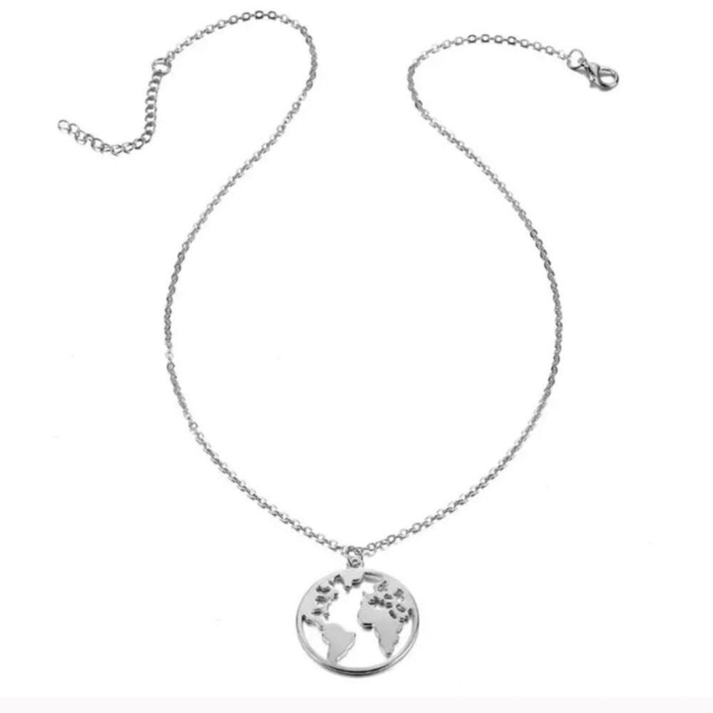 🌍 3 / $20 🌍 ❗️ World map necklace 🌎